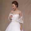 JOIZPAPA Lace Embroidered Shawl Bridal Evening Wrap Bridal Wedding Cape Shawl Cape Capelet Bolero Flapper Cover Up view 2