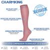 CHARMKING Compression Socks for Women & Men (8 Pairs) 15-20 mmHg Graduated Copper Support Socks are Best for Pregnant, Nurses - Boost Performance, Circulation, Knee High & Wide Calf (L/XL, Multi 43) view 4