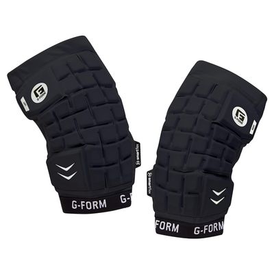 G-Form Unhinged Lacrosse Arm Pads - Breathable & Flexible Padded Arm Guards for Men - Machine Washable Lacrosse Elbow Pads - Black, Adult XL