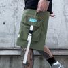 XYXIONGMAO Hip Hop Jogger Men's Casual Shorts Cargo Tactical Slacks Overalls Techwear Streetwear Athleisure Pants Sweatpants(Green,L) view 3