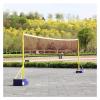 ZZSRJ Professional Training Mesh Badminton Net Sports Net Outdoor Badminton Tennis Volleyball Net Replacement 6.2 * 0.64M (Color : Green) view 2