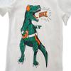 Urtrend Little Boys' Baby Toddler Kids Cotton Summer T-Shirt Shorts Set(6T,White3) view 3