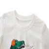 Urtrend Little Boys' Baby Toddler Kids Cotton Summer T-Shirt Shorts Set(6T,White3) view 4