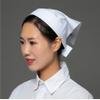 Chef Barista Hat Women Waitress Baker Triangular Hair Bandanna Adjustable Cook Uniform Turban Kitchen Restaurant Skull Cap view 3