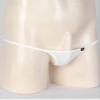 Fldy Men's Pouch G-Strings Cool Ice Silk Male Thong Swimwear Low Rise Tanga Briefs Underpants White XX-Large view 4