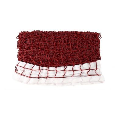 ZZSRJ 1 Pack Portable Outdoor Sports Tools Badminton Tennis Volleyball Net for Beach Garden Indoor Outdoor Games Red (Color : Red, Size : One)