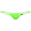Fldy Men's Pouch G-Strings Cool Ice Silk Male Thong Swimwear Low Rise Tanga Briefs Underpants Green Large view 1