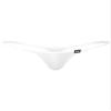 Fldy Men's Pouch G-Strings Cool Ice Silk Male Thong Swimwear Low Rise Tanga Briefs Underpants White Medium view 1