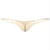Fldy Men's Pouch G-Strings Cool Ice Silk Male Thong Swimwear Low Rise Tanga Briefs Underpants Nude XX-Large view 2