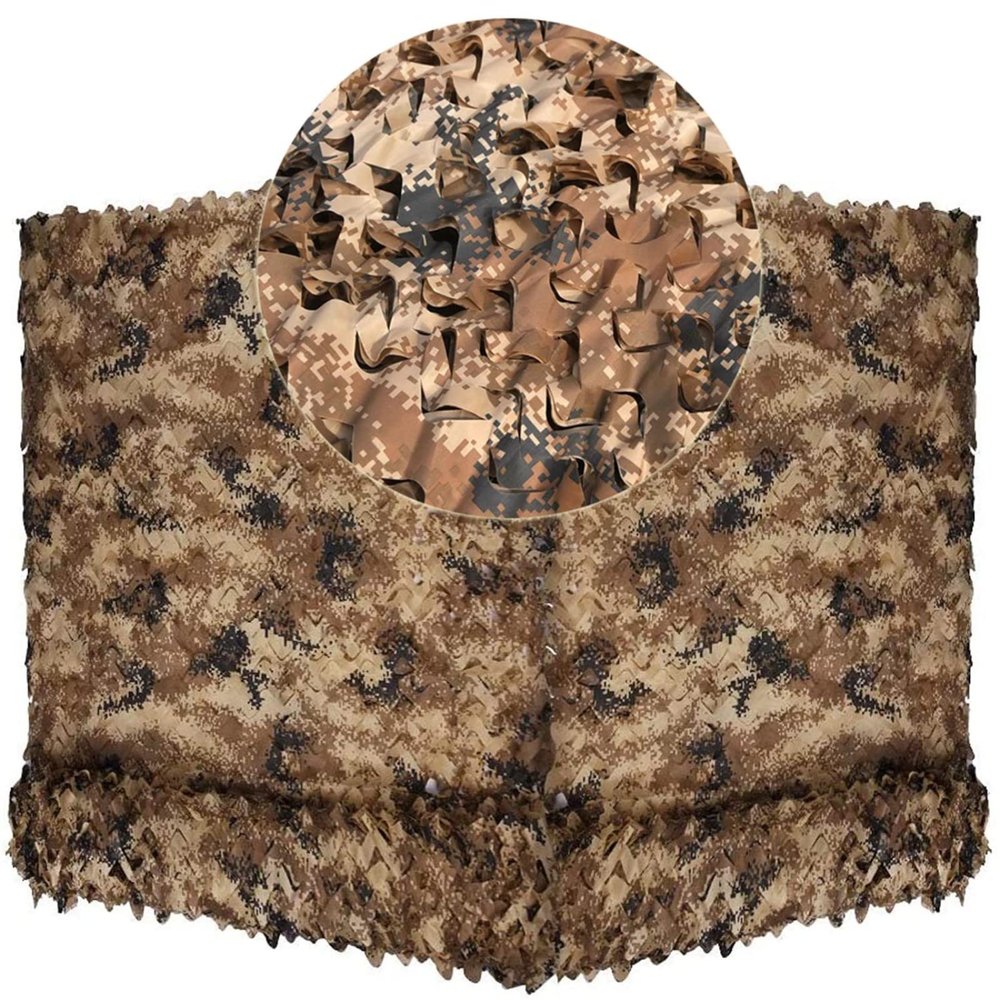 YHBZ Hunting Camo Net Blind,Camouflage Netting,Party Decorations Camouflage Oxford Fabric,for Camping,Military,Shooting,Outdoor Sunshade Nets,Car Sunblock Covers,3x5(10 * 16ft)