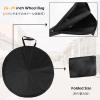 TRIWONDER Bike Wheel Bag Bicycle Travel Case Cover for MTB Road Bike 26" 27.5" 29" Wheel Set Carry Bag 2 Pack (26") view 3