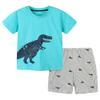 Urtrend Little Boys' Baby Toddler Kids Cotton Summer T-Shirt Shorts Set(4T,Blue3) view 1