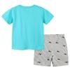 Urtrend Little Boys' Baby Toddler Kids Cotton Summer T-Shirt Shorts Set(4T,Blue3) view 2