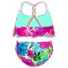 Loloda Kids Girls 2 Pieces Floral Print Flounce Top with Bottoms Beach Sport Bikini Swimwear Swimsuit Colorful 6 Years view 2