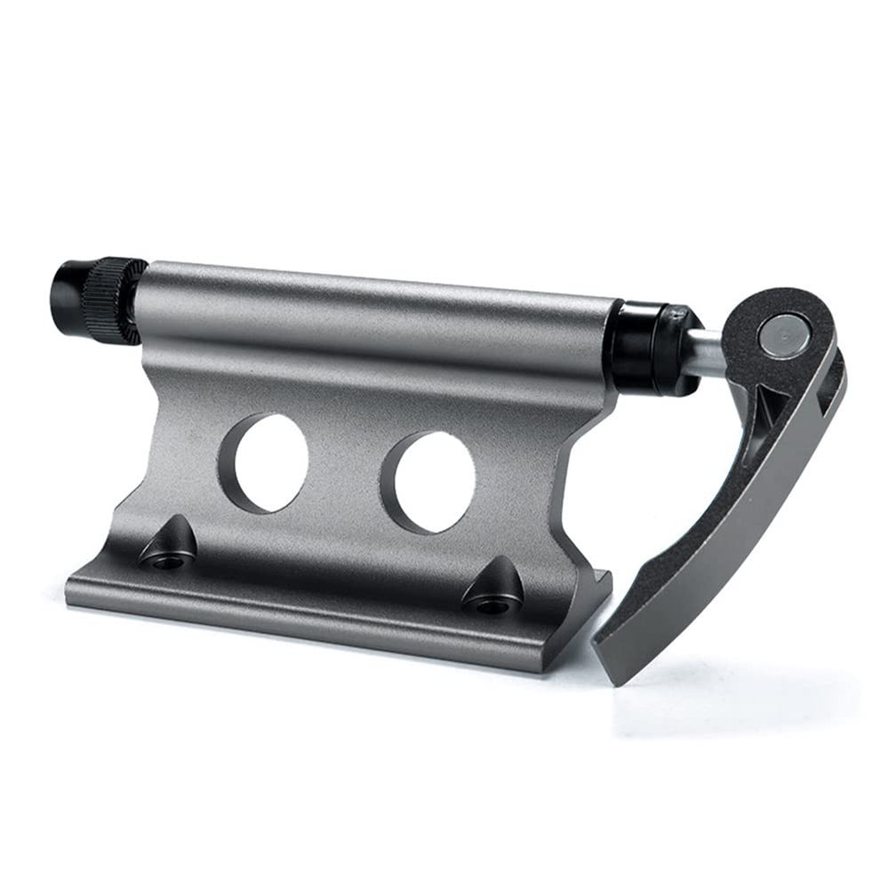 CXOYLL Bike Block Fork Mount w/Quick-Release Lever, Aluminum Alloy Bicycle Front Fork Fixed Clip Luggage Rack for Truck Bed/Trailer/Van, Vertical or Horizontal Mounted (Silver)