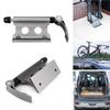 CXOYLL Bike Block Fork Mount w/Quick-Release Lever, Aluminum Alloy Bicycle Front Fork Fixed Clip Luggage Rack for Truck Bed/Trailer/Van, Vertical or Horizontal Mounted (Silver) view 2