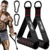 2.8LB Weighted Jump Rope and Red Exercise Handle, Skipping Ropes for Gym Training, Home Workout, Working Out Handle for Pilates, Yoga, Strength Trainer, Pull Down Home Gym view 1