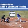 Oeab Baseball & Softball Base Set 5 Piece Rubber Field Bases for Youth & Adults Throw Down Bases for Baseball, Softball, Teeball, Kickball, Backyard, Practice (5pcs-White) view 4