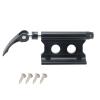 CXOYLL Bike Block Fork Mount w/Quick-Release Lever, Aluminum Alloy Bicycle Front Fork Fixed Clip Luggage Rack for Truck Bed/Trailer/Van, Vertical or Horizontal Mounted (Black) view 1