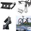 CXOYLL Bike Block Fork Mount w/Quick-Release Lever, Aluminum Alloy Bicycle Front Fork Fixed Clip Luggage Rack for Truck Bed/Trailer/Van, Vertical or Horizontal Mounted (Black) view 2