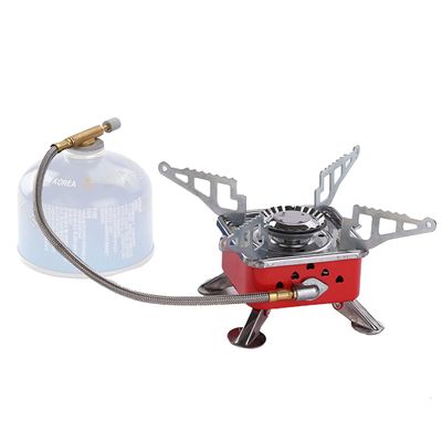 Camping Gas Stove,Junior Compact Burner,Backpacking Stoves,Outdoor Single Stove,Piezo Ignition, Portable Foldable Stove,Outdoor Backpacking and Picnics, Home Emergencies(Style A)