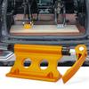 Bike Block Fork Mount w/Quick-Release Lever, Aluminum Alloy Bicycle Front Fork Fixed Clip Luggage Rack for Truck Bed/Trailer/Van, Vertical or Horizontal Mounted (Yellow)