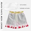 Aflyko Boys' Board Shorts American Popcorn Teens Swim Trunk Girls Beach Bathing Suit L view 3