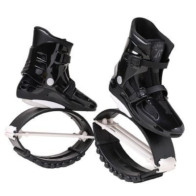Kangaroo Jumping Shoes for Adult Teen Kids, Fitness Sports Unisex Bounce Shoes Anti Gravity Boots, 3 Sizes 4 Colors (Color : Black+White, Size : 39-41)