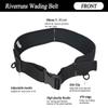 Riverruns Neoprene Adjustable Fishing Wading Belt, Fishing Wader Belt for Men Kayaking. (Black with Net Holder) view 2