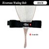 Riverruns Neoprene Adjustable Fishing Wading Belt, Fishing Wader Belt for Men Kayaking. (Black with Net Holder) view 3