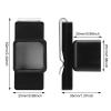 EVTSCAN Magnetic Billiard Cue Chalk Holder, with Aluminum Belt Clip, for Standard Square Shaped Chalk Cubes, Pocket Pool Chalk Case for Pool Halls, Snooker Players view 2