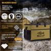 Riverruns Fishing Hunting Wader Bag with Vented Mesh, Waders Boots Bag, Fly Fishing Storage Bag for Hiking, Camping (XL, Khaki, 108L) view 2