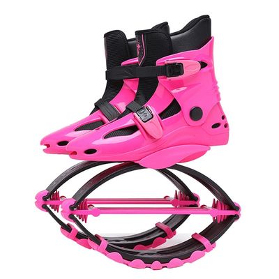 Pink Kangaroo Jumping Shoes, Kids Teen Outdoor Jumping Fitness Sports Neutral Bouncing Shoes Anti-Gravity Running Boots (Color : Pink, Size : 39-41)