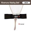 Riverruns Neoprene Adjustable Fishing Wading Belt, Fishing Wader Belt for Men Kayaking. (Brown with Net Holder) view 3