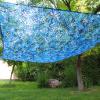 Suwooy Camo Netting for Hunting,Sunscreen Camouflage Net,Blue,Military Net,Decoration,Garden Pergola Patio Swimming Pool Shade Net,Oxford Cloth Camouflage Netting,Customizable,Blue-3x6m(9.8 * 19.7ft) view 3