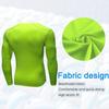CARGFM Men's Long Sleeve Compression Shirts Gym Athletic Gym Undershirts Active Baselayer Sport Top Shirt Green view 4