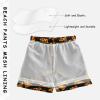 Aflyko Boys' Board Shorts Pizza Black Teens Swim Trunk Girls Beach Bathing Suit L view 3