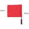 4pcs Referee Flag Sports Linesman Flags Track and Field Events Match Training Flags with Stainless Steel Pole Stick (Mixed Colors) view 2