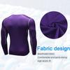 CARGFM Men's Long Sleeve Compression Shirts Gym Athletic Gym Undershirts Active Baselayer Sport Top Shirt Purple view 4