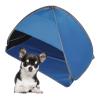 HACRAHO Pop Up Beach Sun Shelter, 1 Pack Foldable Tent for Anti-UV Mini Head Tent for Outdoors Camping Picnic, Black Glue Blue view 1