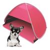 HACRAHO Mini Head Shelter Tent, 1 Pack Foldable Pop Up Beach Tent Sun Shelter for Anti-UV Pet & Outdoor Camping, Picnic Beach, Pink-Vinyl L view 1