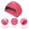 HACRAHO Mini Head Shelter Tent, 1 Pack Foldable Pop Up Beach Tent Sun Shelter for Anti-UV Pet Beach Sun Shelter for Outdoor Camping Picnic Beach, Pink-Vinyl M view 3