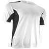 Epic Adult Color Block Performance Crew T-Shirt White/Black L view 1