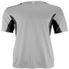 Epic Adult Color Block Performance Crew T-Shirt White/Black L view 2