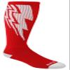 Epic Adult Lightning Bolt - Cute Novelty Fun Design Kneehigh/Otc Socks Pair Red/White (MEDIUM) SOCK SIZE PR view 1