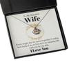 zapbest Crown Pendant Necklace To My Beautiful Wife, Anniversary Necklace For Wife, Birthday Necklace For Wife, Necklace From Husband, Crown Pendant Necklac view 1