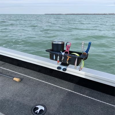 Brocraft SmokerCraft Boats/Polar Kraft Track 60 Degree Track Tool Holder/Smoker Boat Storage Box/Starcraft Boat Cockpit Organizer