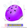 Kids Bike Helmet Set, CPSC Certified with Knee Pads Elbow Pads Wrist Guards,Adjustable Helmet for Ages 5-8-12-15 Toddler Kids&Youth,Bicycle Skateboarding Helmet Scooter Roller Skate(Purple) view 3