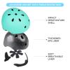 Kids Bike Helmet Set, CPSC Certified with Knee Pads Elbow Pads Wrist Guards,Adjustable Helmet for Ages 5-8-12-15 Toddler Kids&Youth,Bicycle Skateboarding Helmet Scooter Roller Skate view 2