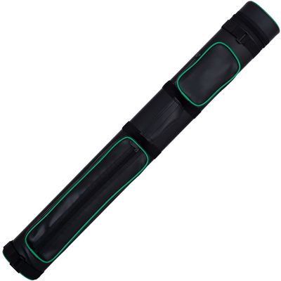 Action Piping 2x2 Hard Pool Cue Carrying Case, Billiard Stick Case - ACP22 Green